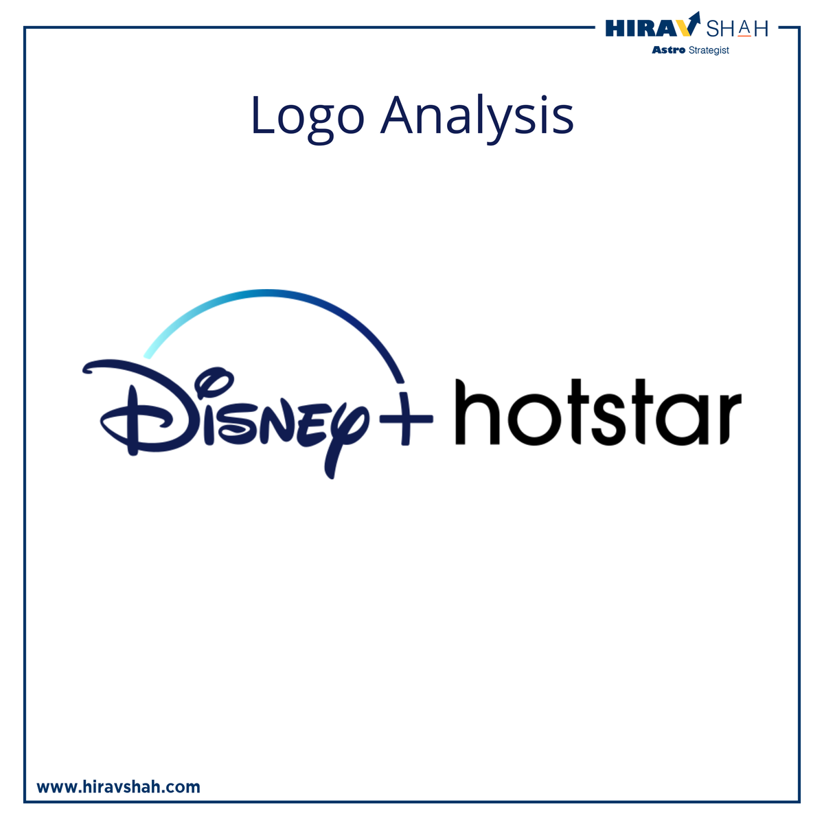 HiravShah's tweet photo. Disney+ Hotstar Logo Analysis
Total Alphabets: 13
As per Numerology Disney Hotstar adds to 45 which equals to 9 (Disney adds to 19 = 1, Hotstar adds to 26 = 2+6= 8)
Ruled by Mars: Number of Electronics, IT & Digital (1/2)
#Logo #BrandLogo #LogoAnalysis https://t.co/ko3y52NZ9F
