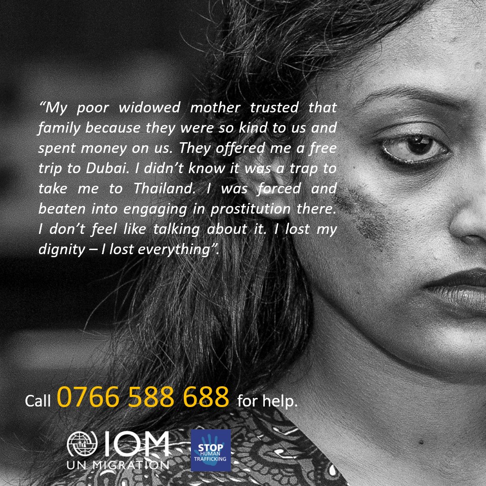 IOMSLandMV's tweet photo. End it! Report it! ☎️ Call us on 0766588688
#WDATIP2020 https://t.co/M9XYT2XNH9