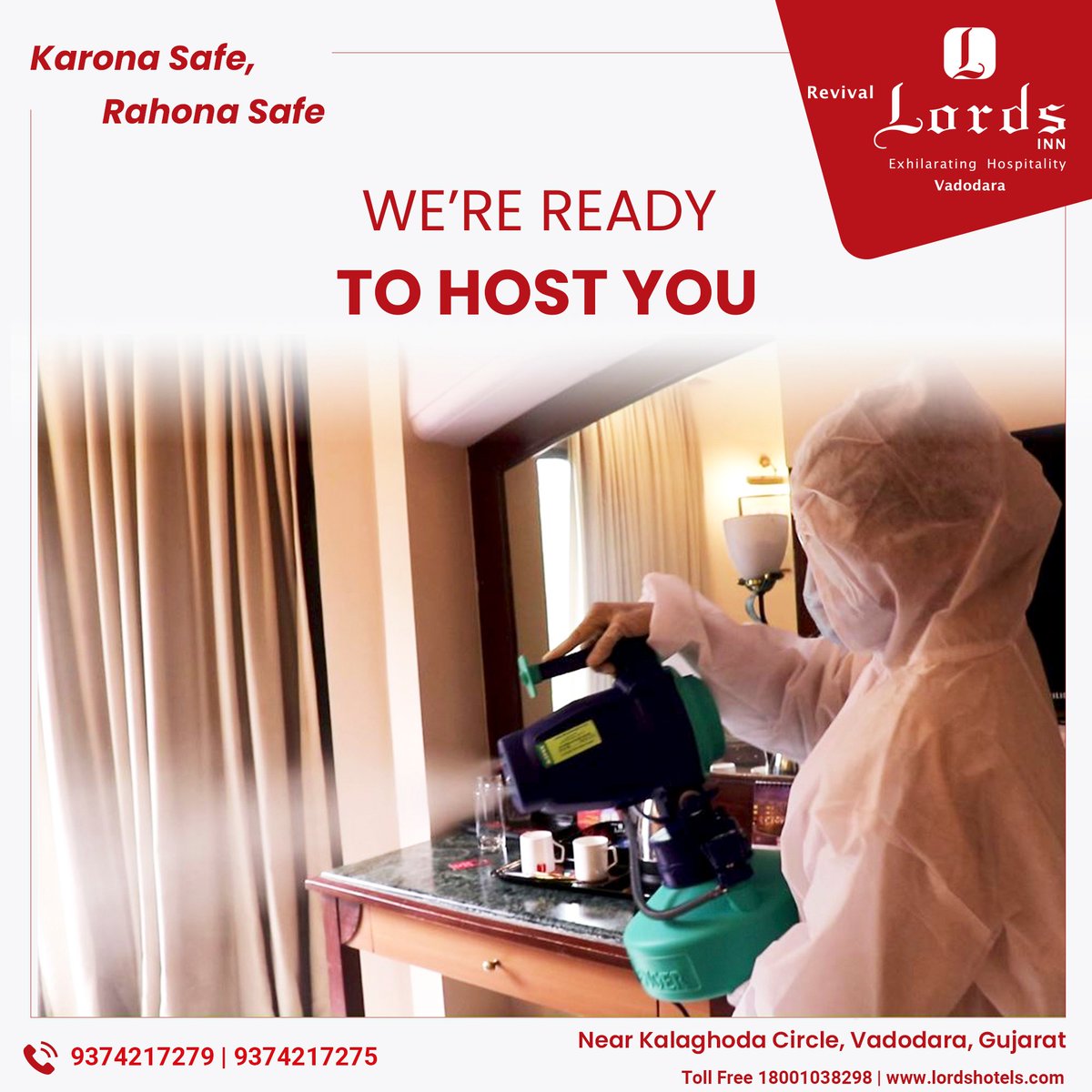 revivallordsho1's tweet photo. We’re ready to Host you ...
We have heightened our safety standards as the safety of you and your guest remain our top most priority.
--
#revivallordsinnvadodara #vadodara #Karona_safe #rahona_safe #lordshotelsnresort #LordsHotels #TrueValueHotels #yokemate #tapaspandya https://t.co/wJgwV8Vrul