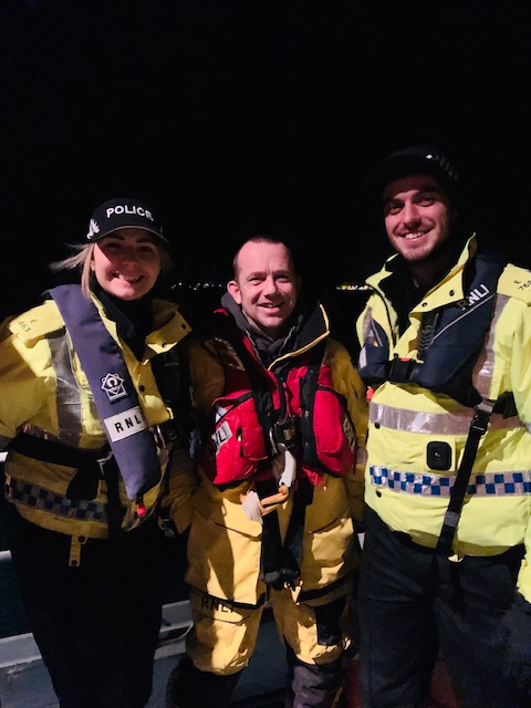 PSOSSouthHigh's tweet photo. Well, the time has come to say goodbye to our secondees PC Victoria Howarth and PC James May.  I am not so sure that they will get @portreelifeboat to assist in #WesterHailes or #HowdenHall though! #PoliceFamily #CommunityPolicing #Opportunities https://t.co/jDZoGlEXr9
