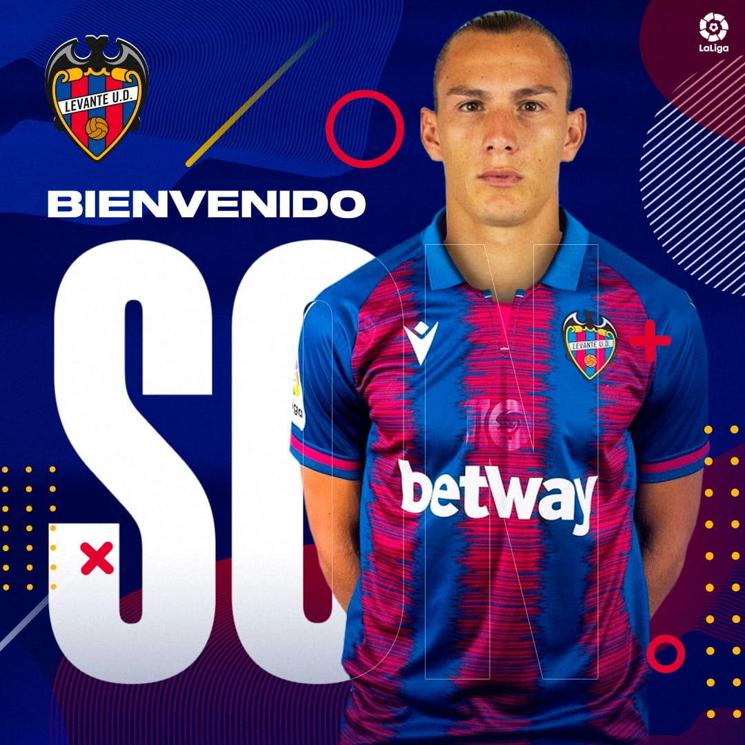 DONE DEAL - July 23Francisco 'Son' Hidalgo(Free agent to Levante )Age: 26Country: SpainPosition: Right-backFee: FreeContract Until 2024  #LLL