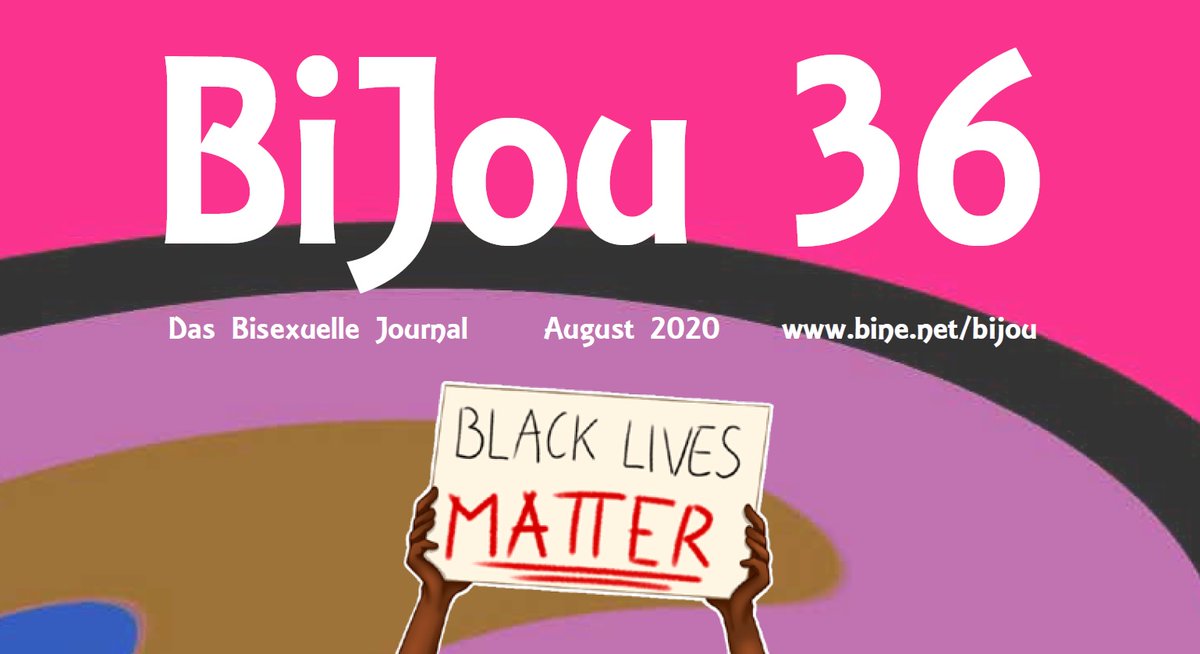 BiJouMagazin's tweet photo. Im August 2020 kommt das neue BiJou 36 heraus!
Mit Themen wie Bisexual Black Lives Matter, Interview mit der stellvertretenden Bundesvorsitzenden der Grünen, Bisexualität und Schule, The Bi-Life usw.
Sei gespannt!
#bisexuell #blacklivesmatter #bisexual #grüne #thebilife #bi https://t.co/Z6xZ3ixDeu