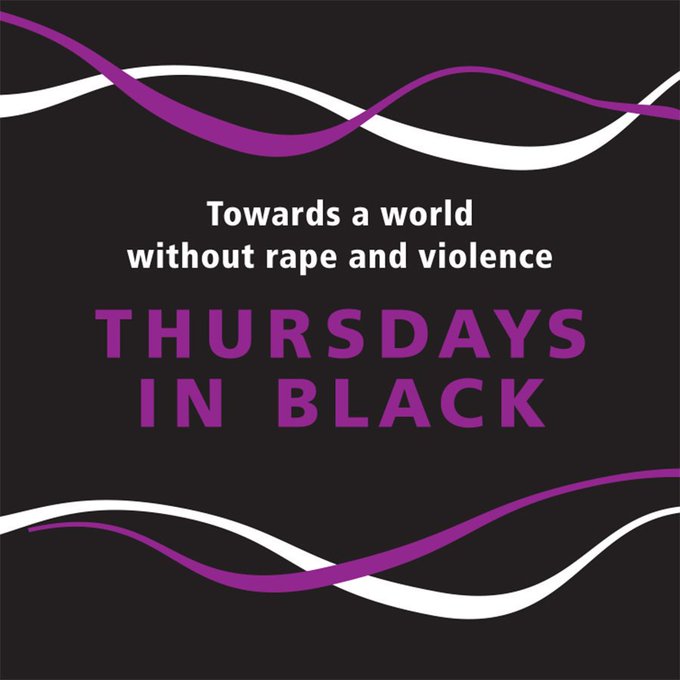 SHARE your pic
SHARE your voice
SHARE your resources and
STAND for an end to gender violence

rt w/your #ThursdaysInBlack pic to spread the word. 
#TiB #WCC <a href="/Thursdays_Black/">Thursdays in Black</a>

<a href="/Oikoumene/">World Council of Churches (WCC)</a>
<a href="/WomenoftheELCA/">Women of the ELCA</a>
<a href="/ecumenicalwomen/">Ecumenical Women</a>
<a href="/ELCA4Justice/">ELCA Racial Justice</a>
<a href="/ELCAADM/">ELCA ADM</a>
<a href="/ELCA/">ELCA Lutherans</a>