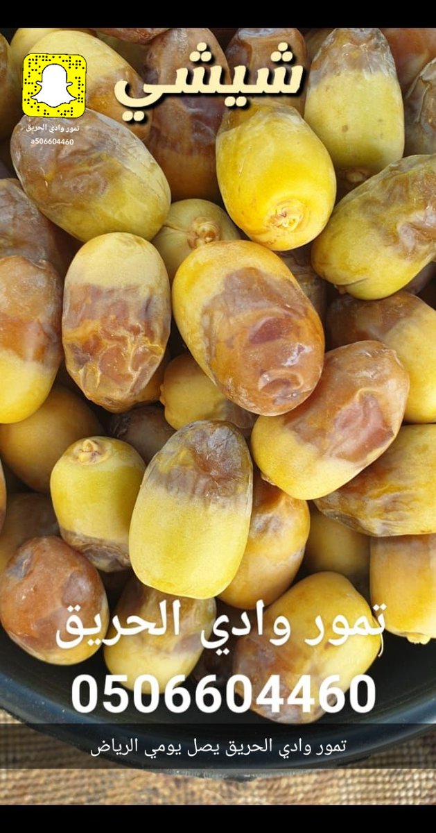 Mhmh1377's tweet photo. #تمور_وادي_الحريق
خرافنا يصل يومي للرياض بسياره تبريد مباشر من محافظة الحريق . https://t.co/AxSTVJqES5