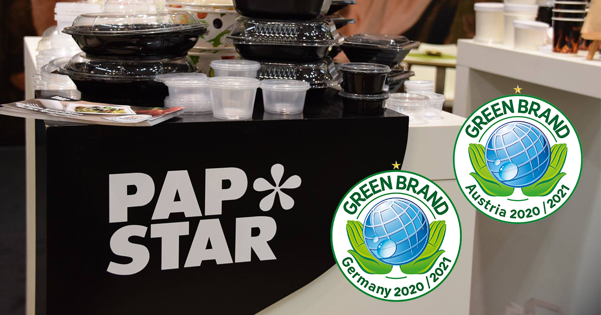 GreenBrandsDE's tweet image. Eimalgeschirr aus nachwachsenden Rohstoffen - dafür steht unsere #GreenBrand @PAPSTARpure. Nach erfolgreicher Re-Validierung darf sich #Papstar gleich über zwei Auszeichnungen freuen: über das "GREEN BRANDS"-Gütesiegel für Deutschland und  für Österreich. Gratulation! 🌱💪😊