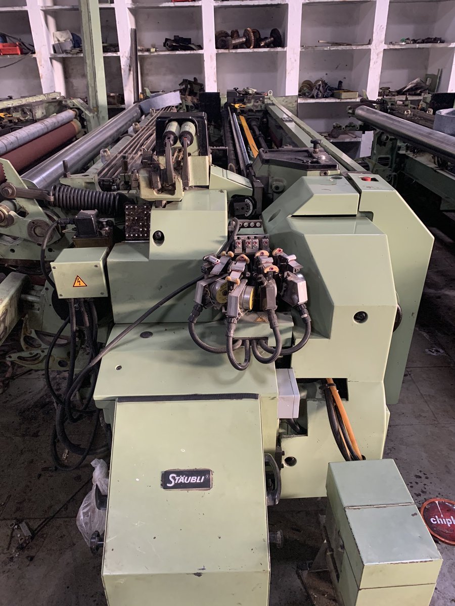 manantechmech's tweet image. Sulzer P7200 110 inches projectile looms