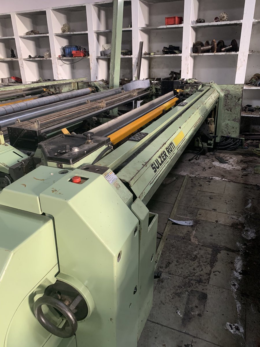 manantechmech's tweet image. Sulzer P7200 110 inches projectile looms