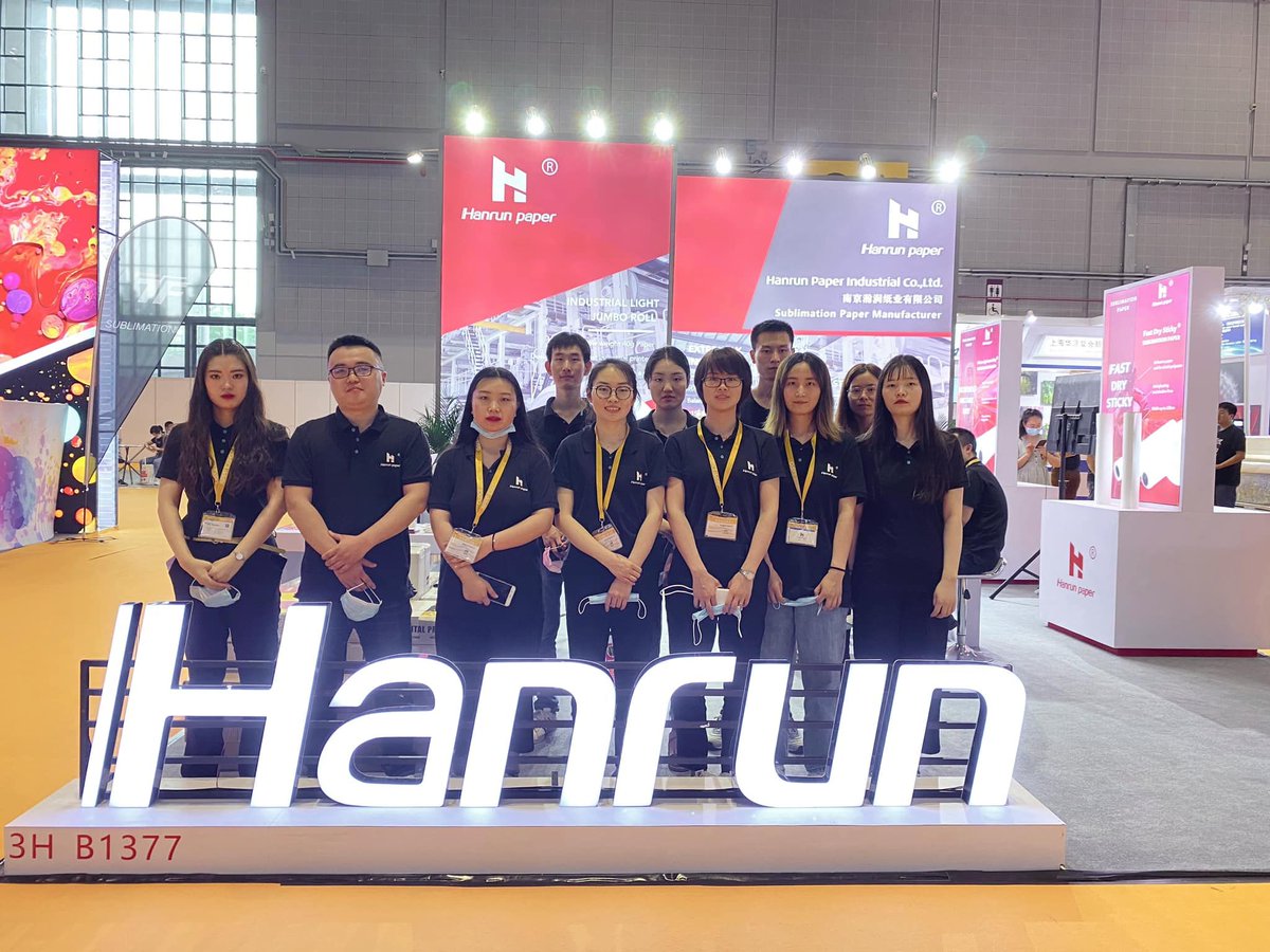 HanrunPaper's tweet photo. Our 3rd day on APPP EXPO! Thanks for our amazing sales team and as you can see, our booth is boom!!!😁 😁
#tradeshow #2020 #digital printing #shanghai #sublimation paper #Hanrun team https://t.co/yWTYv9umEo