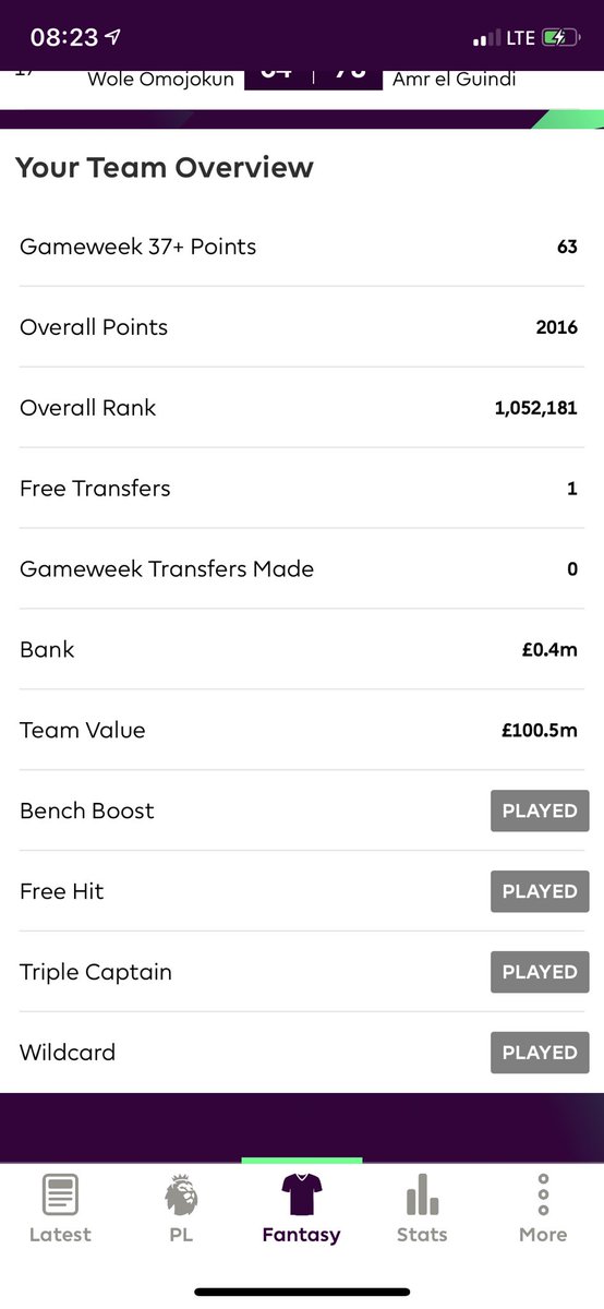 EgbonWole's tweet photo. #2kClub #FPLGenius https://t.co/gdf16ivbYv