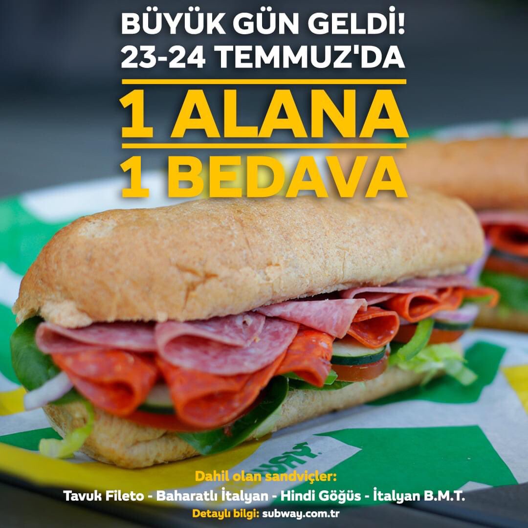 Subway Eskişehir tweet media