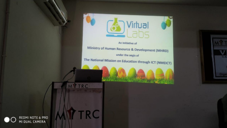 MitrcElectrical's tweet photo. Department of Electrical Engineering organized a workshop-cum-seminar on Virtual Labs by IIT Delhi Experts on 30/09/19. https://t.co/K35CbxhcBW