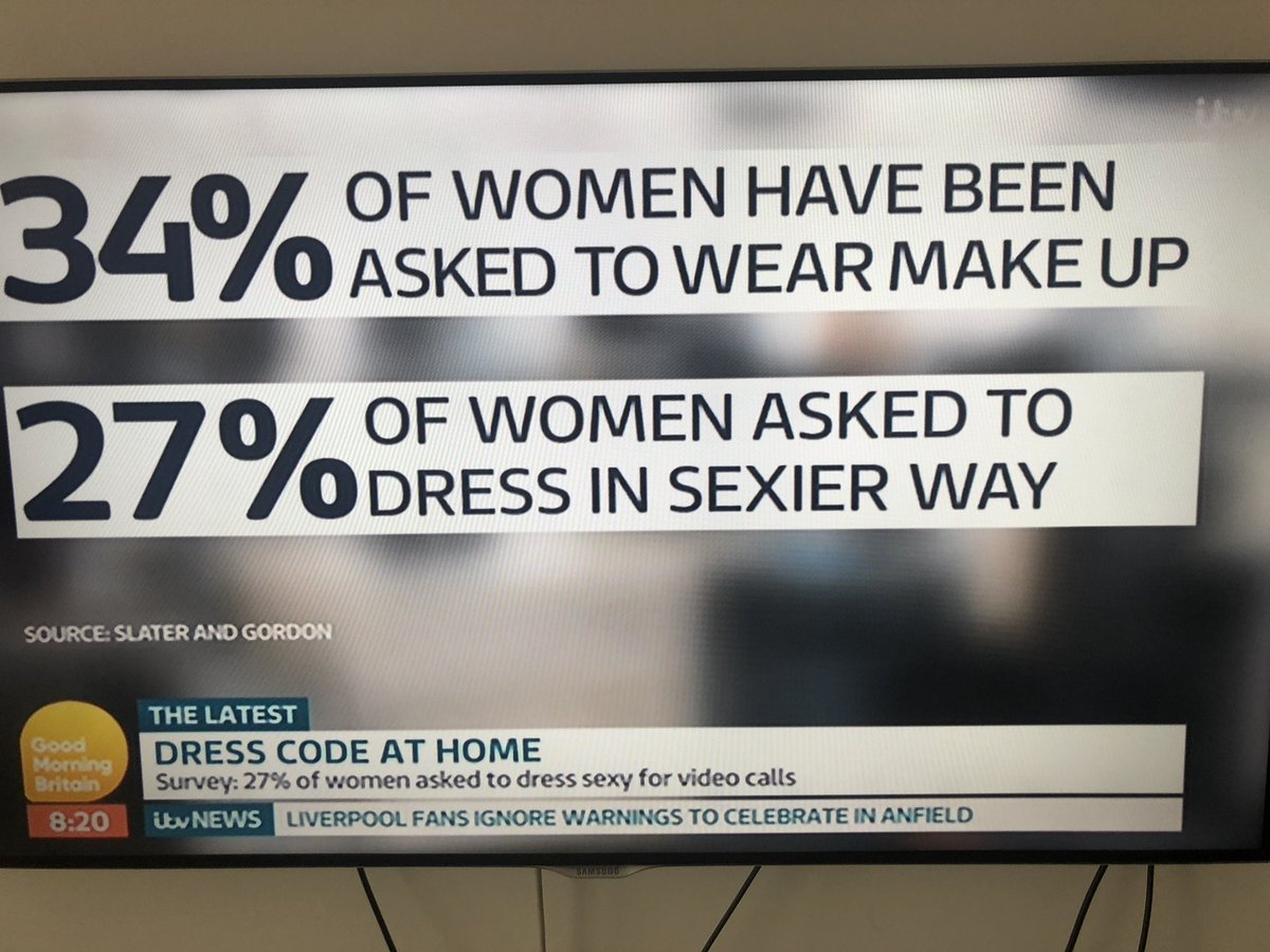 leannekwylie's tweet photo. With everything we’re dealing with at the moment, can you imagine being pressured to wear make up! Crazy statistics! Thankfully there’s no such pressure for our multiple virtual meetings. 
Make up free and comfort is key whilst WFH :) https://t.co/yqw15PV1zZ