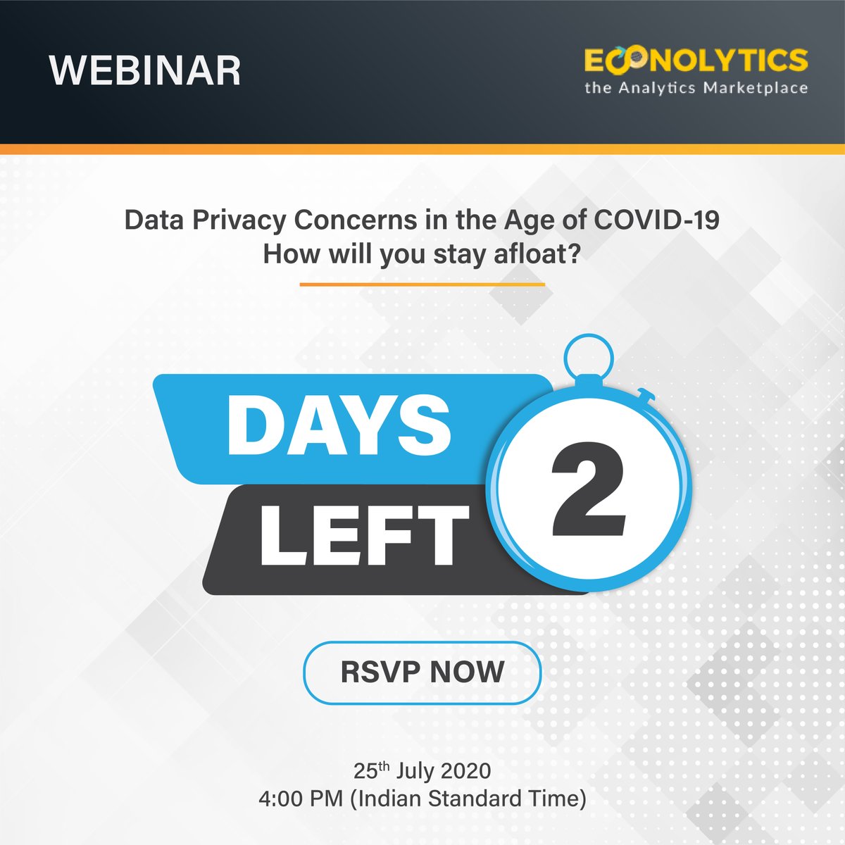Econolytics3's tweet photo. 🗣 Don't miss the opportunity to learn tips &amp; advice on how your organization can mitigate data security threats. You may register via https://t.co/DOM29sDmDO
#dataprotection #founders #StartupChats #startuplife #dataprivacy #cloudsecurity https://t.co/Vh4EH1Kv5t