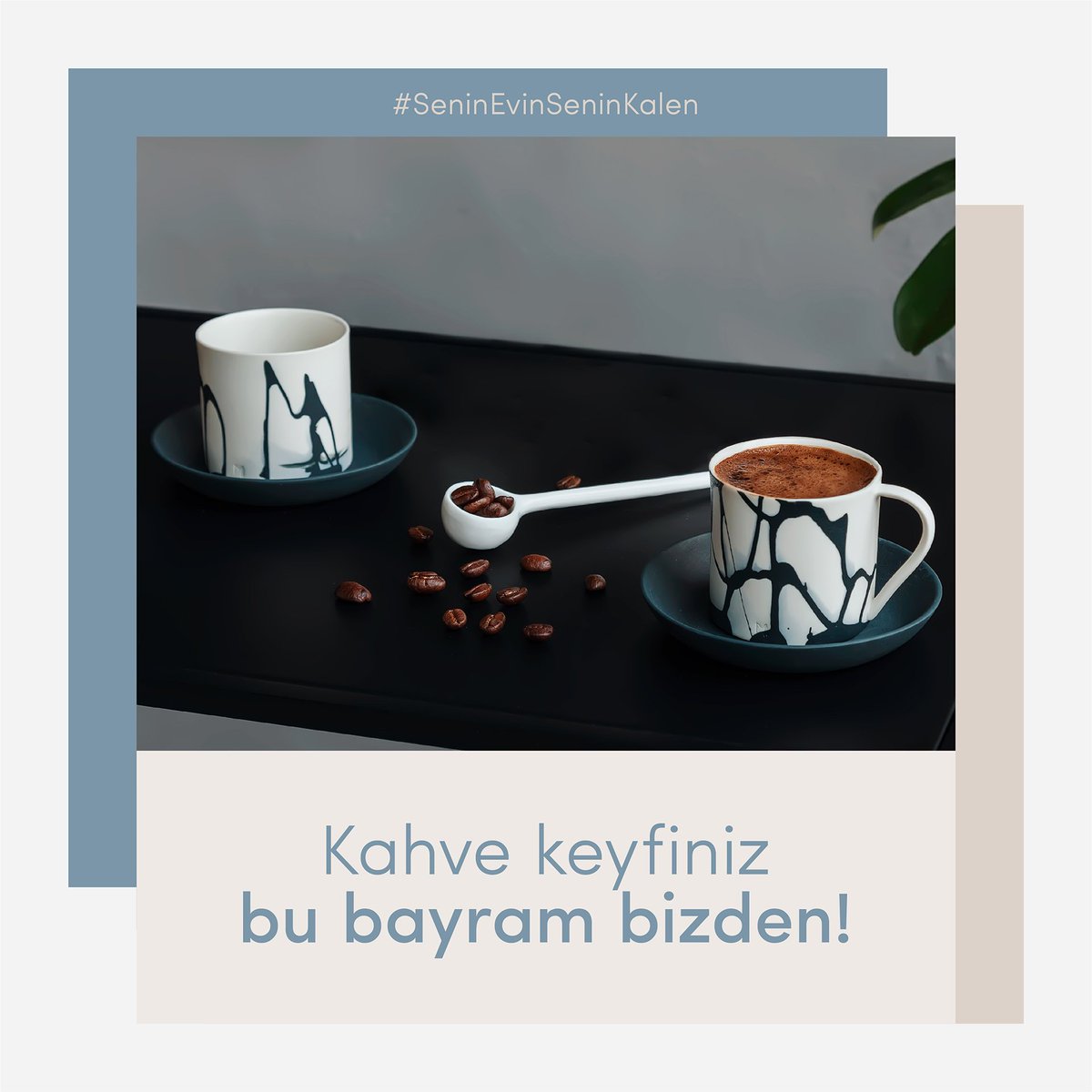 Kahve keyfiniz bu bayram bizden olsun!😍 El emeğiyle harmanlanmış Kale x Masuma Ceramics Türk Kahvesi Fincan Seti kazanmak için yapmanız gerekenler:
- Paylaşımımızı beğenin ve RT edin.
- Kahve keyfinize ortak etmek istediğiniz iki arkadaşınızı etiketleyin.🎉 İyi şanslar!😊