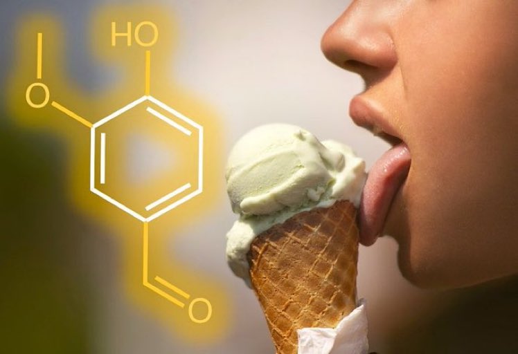 eedcAndy's tweet photo. Chill out on #VanillaIceCreamDay! When vanillin, the compd that gives vanilla its distinctive taste, is paired with the spectinomycin, it helps the antibiotic enter bacterial cells/inhibit their growth; so food additives can alter antibiotic effectiveness #doubleact #RealTimeChem https://t.co/hrui2kbCDW