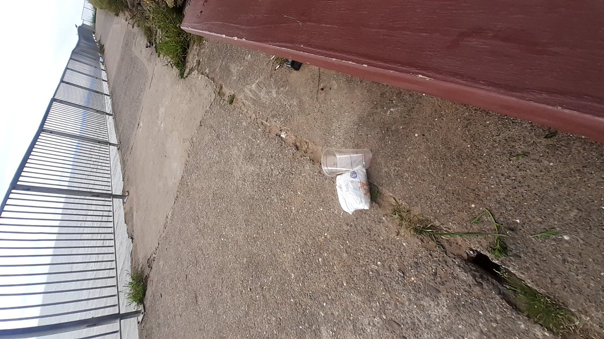 BarryIdeasbank's tweet image. Makes you wonder wonder what sort of parent would leave a dirty nappy on a public footpath. Litter on  Nells Point Barry Island. #keepBarrytidy