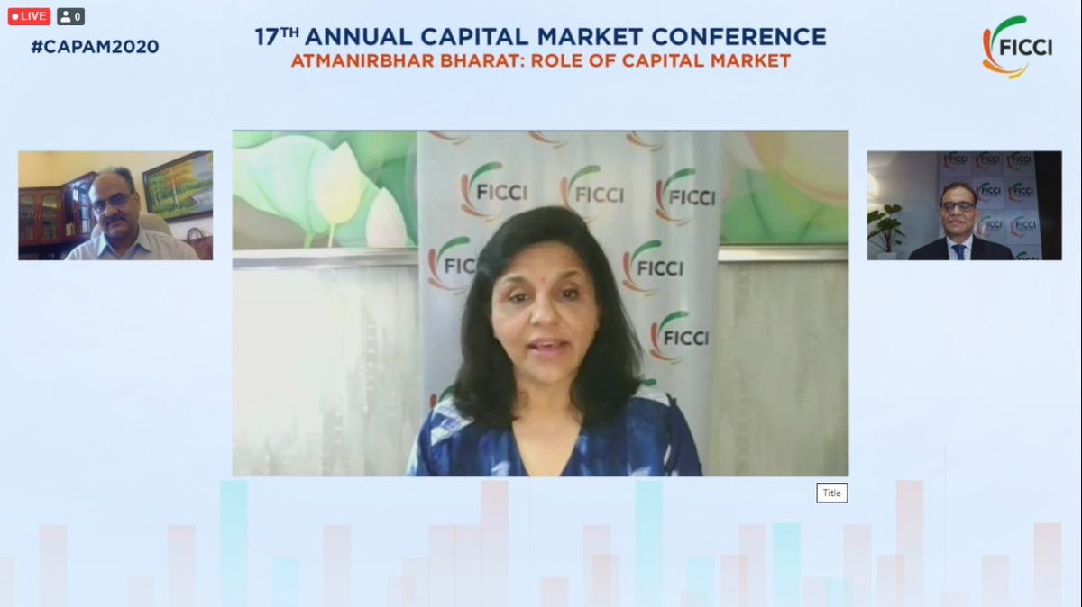 ficci_india's tweet photo. Let us collectively believe in the power of India: Dr Sangita Reddy, President, FICCI at #CAPAM2020. https://t.co/tPzB6jVZ8t