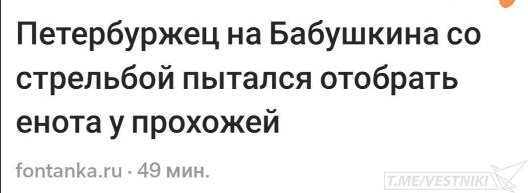 В Питере все как обычно