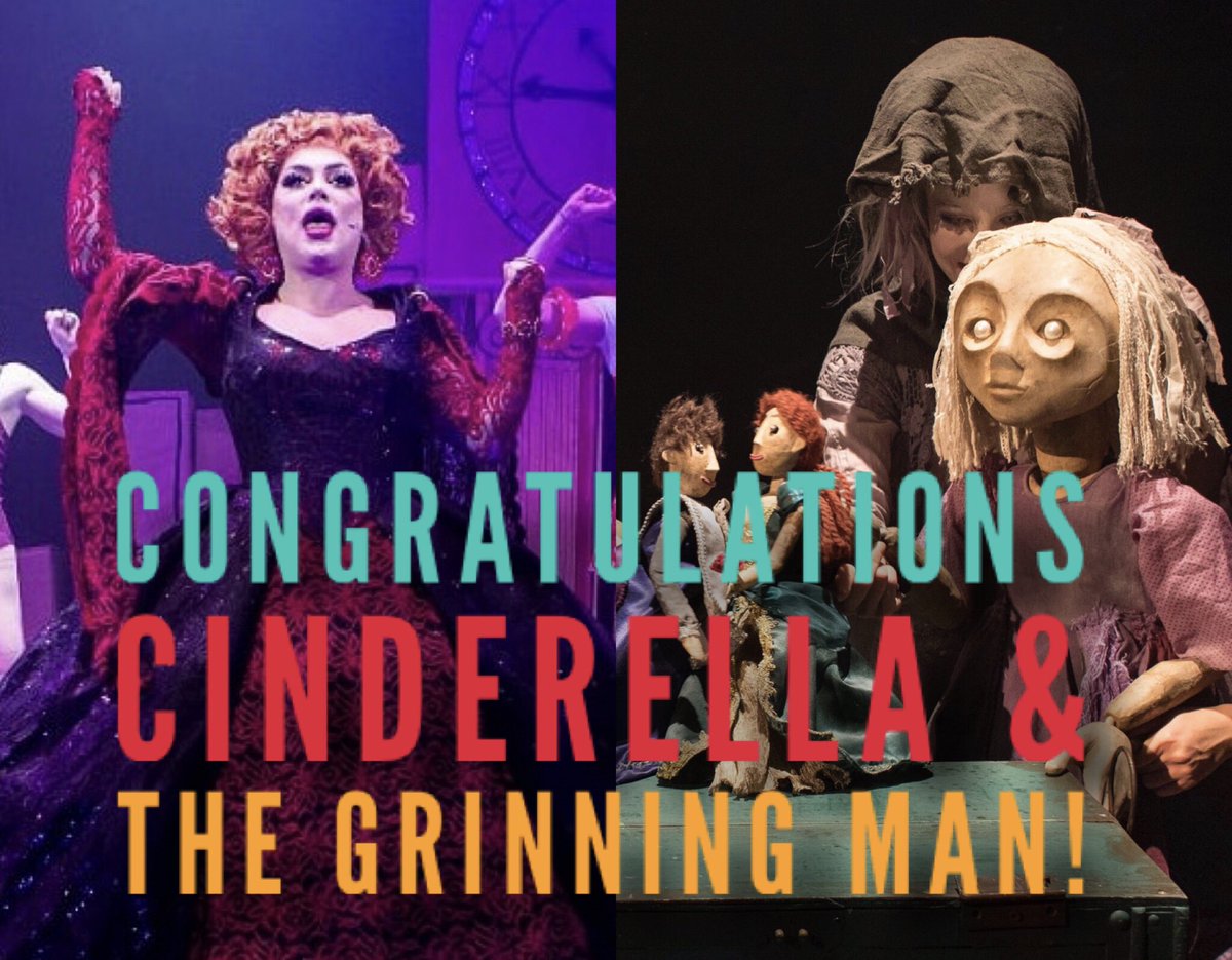 Congratulations to #Cinderella and #TheGrinningMan who go through to next week’s Grand Final to find the best Studio 1 show of the last ten years! 🎉🎉🎊🎊The second semi final is coming tomorrow! 🤩🤩🤩🎭🎭#theatre #vote #poll #westend #productions