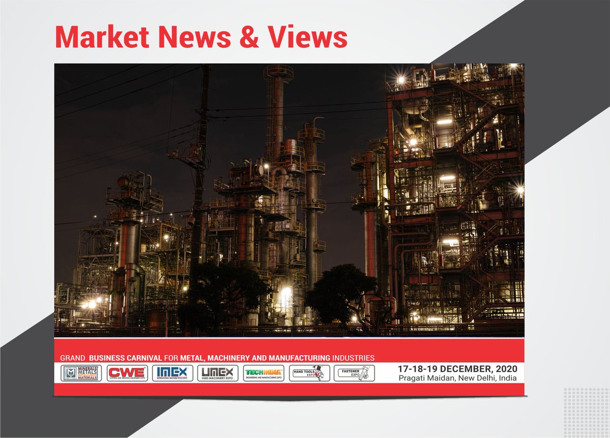 MMMMExpo's tweet photo. Latest Edition of our "MARKET NEWS & VIEWS NEWSLETTER" is here !
To download the Newsletter, please click on https://t.co/AvHO0mBxZ4
#exhibitions #marketing #industrynews #expo #UPDATE #events #news #Delhi #mining #MMMMexhibition #minerals #metals #metallurgy #steel #MMMM2020 https://t.co/DGdmWOE0IX