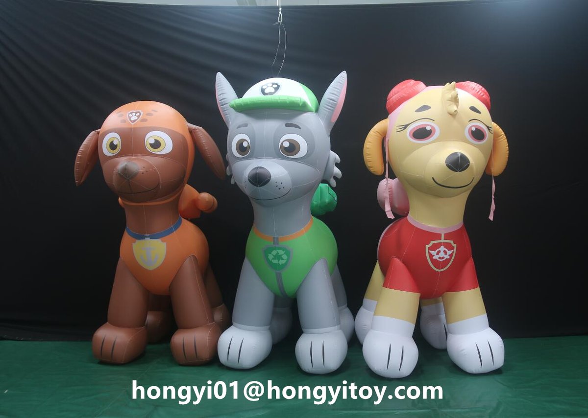 _Charlie_Cho's tweet photo. #dog #characterdog #PAWPatrol #Nickelodeon
Hongyi Custom inflatable dog
Know more, via hongyi01@hongyitoy.com https://t.co/ihXux7G0iM