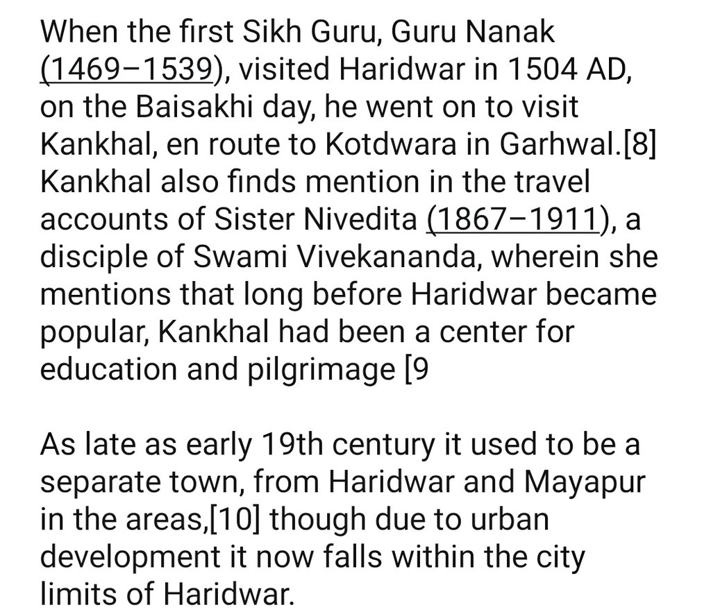 KanKhal- It used to be Rajdhani of Prajapati Daksh,now its 4KM south to Har Ki pauri. Birth Place of Mata Sati,So its Lord shiva Sasural too. Its one of the "Panch Tirth" of Haridwar. A Very Ancient Place which find it mention in different scriptures as holy tirth