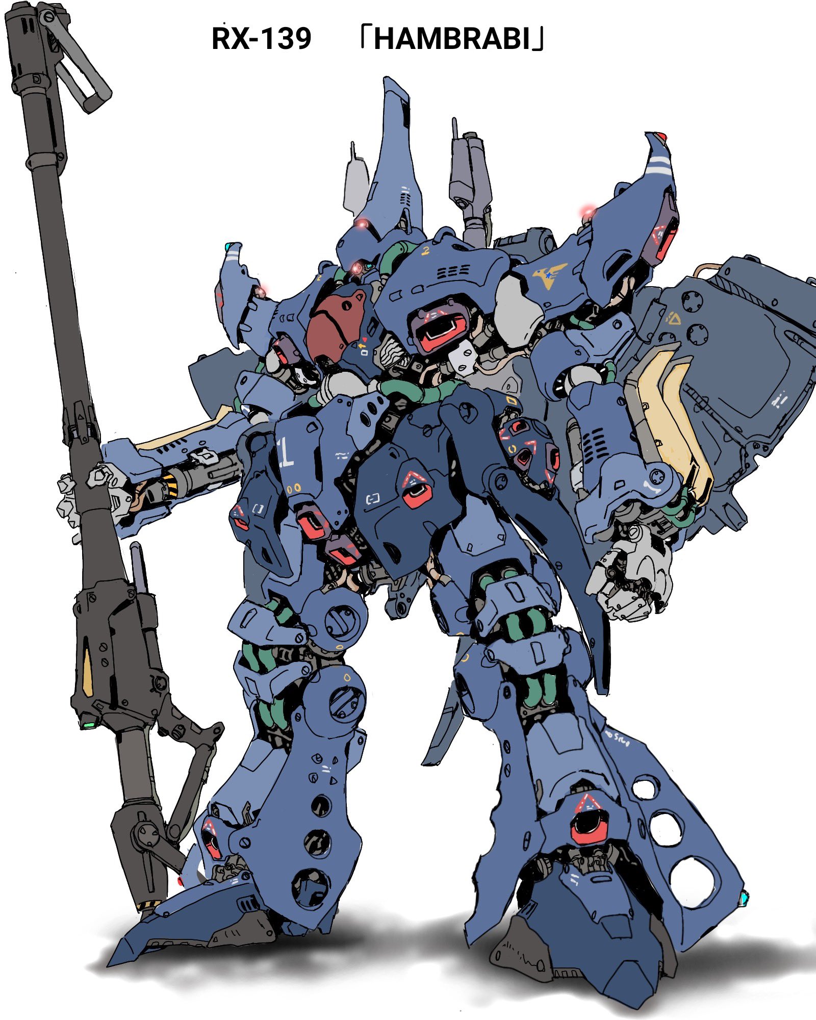 とさしん Zガンダム のハンブラビのつもりですが 偉大な永野護先生の っぽさが微塵も ガンプラ T Co Aggdqmmxlv Twitter