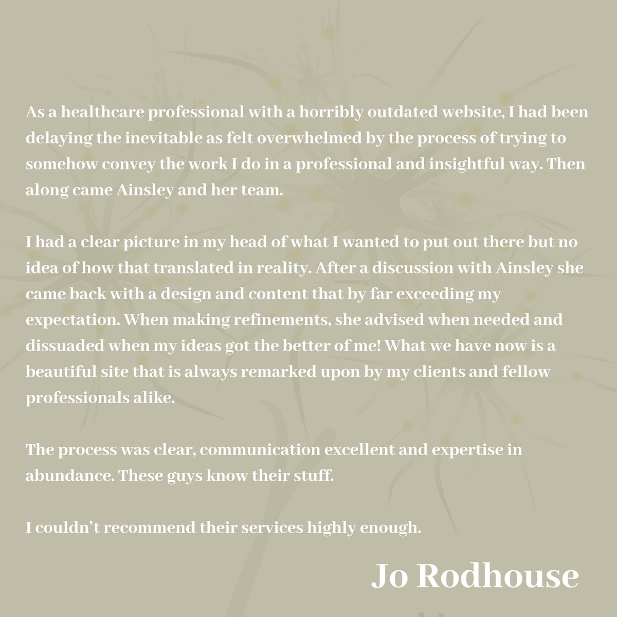 #thankfulthursday 
We received another amazing testimonial from one of our clients yesterday, we really do love working with people that have an abundance of passion for what they do.
📞01494 863287
🌐Puzzle-Comms.Com
#Puzzlecomms #websitedesign #digitalmarketing