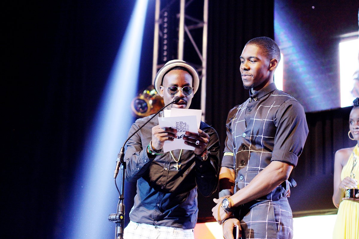 asfawards's tweet photo. 🥳 #ThrowBackThursday to the birthday boy @LuisMunana announcing the #ASFA2015 Fashion Designer Of The Year. Enjoy the day mate, Many Happy Returns to YOU! https://t.co/HbIUvdaUAa