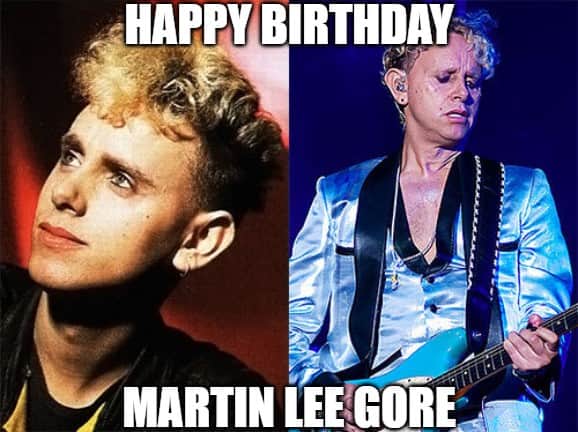 Happy Birthday - Martin Gore
Born: 23 July 1961 