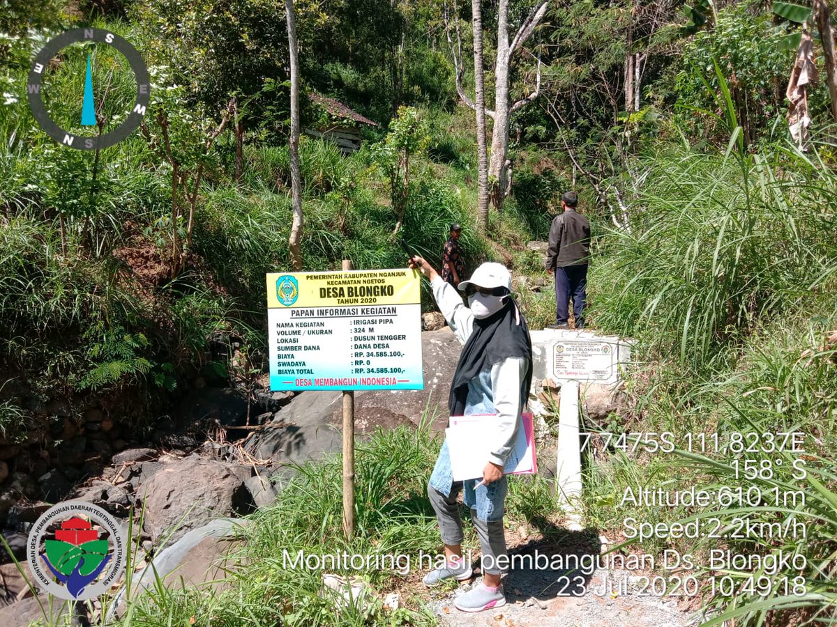 mamahe_hamdan's tweet photo. Giat TPPI Ngetos hari ini... monitoring pembangunan dari Dana Desa
@jokowi 
@halimiskandarnu 
@anwsanusi 
@NganjukSuparman 
@dillaarie22 
@Tatagiswahyudi1 
#tppijawatimur 
#tppinganjuk https://t.co/dWfXSWjuQH