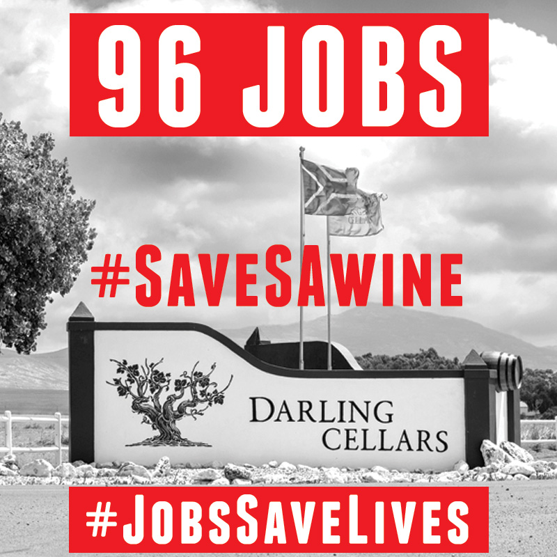 DarlingCellars's tweet photo. #jobssavelives #lifttheban #darlingcellars #thisaffectsusall #sawinelockdown #wosa #supportsouthafrica https://t.co/8D3bpmQa5k
