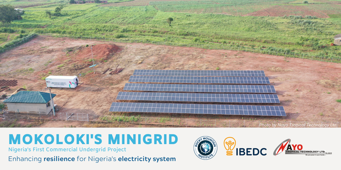 SEforALLorg's tweet photo. A first-of-its-kind #UnderGrid #MiniGrid pilot in Mokoloki, #Nigeria is helping improve stable #electricity service, community development and reduce utility losses. Read more about the #Solar hybrid #UnderGrid model from @RMI_ECE @nayotroptech @IBEDC_NG: https://t.co/I9hrkkD9Dm https://t.co/Xx5R5BZ3Xw