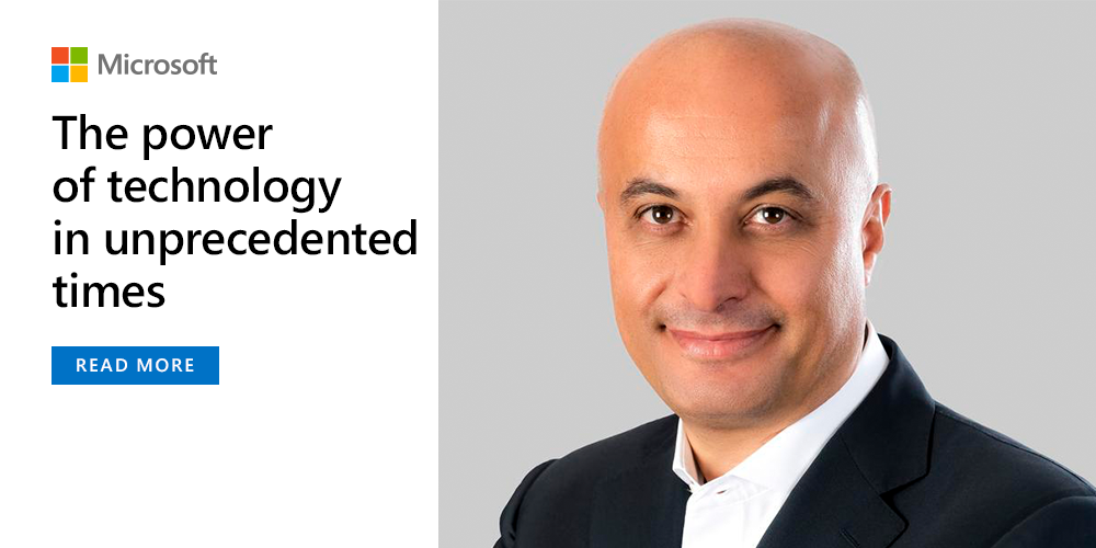 Microsoft MEA President, Samer Abu-Ltaif sheds light on how human ingenuity powered by technology has paved the way in unprecedented times, and led to building capabilities of the region across several aspects to navigate the new normal. 

Read more here: msft.it/6010TWdUr