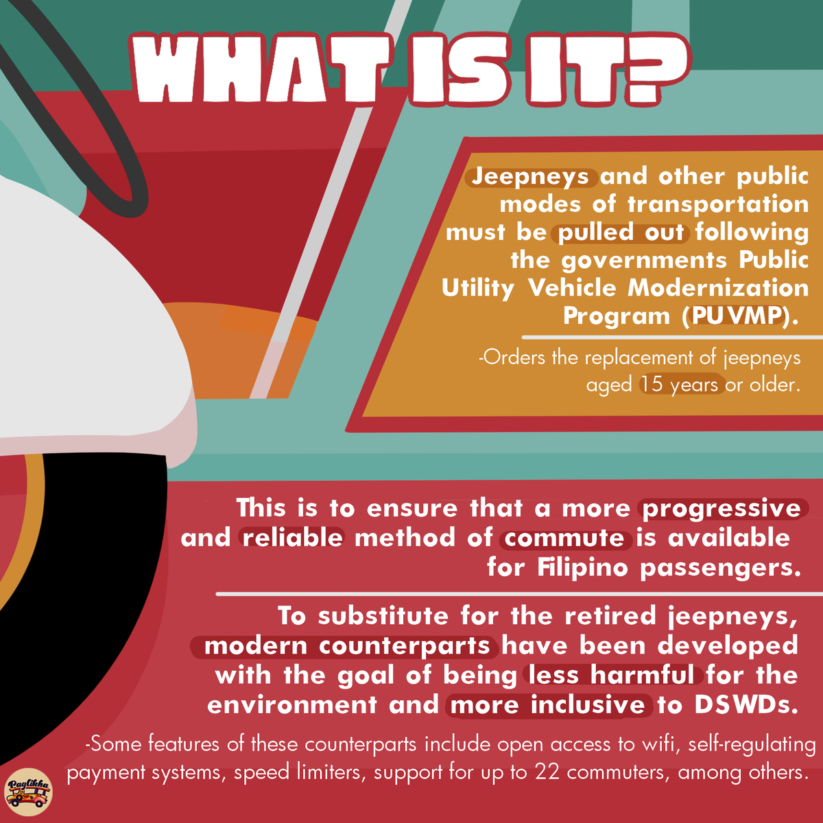paglikhaproject's tweet photo. Whether you’re affected by the jeepney phaseout or not, it’s important to know how and why this issue is so important to all of us. It’s more than just money, it’s the livelihoods of real people and is part of our cultural identity. #artph #jeepneyphaseout (1/4) https://t.co/20gzWNnfRl