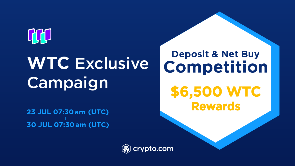 cryptocom's tweet photo. Join our @Waltonchain Exclusive Campaign and get a chance to share US$6,500 in $WTC!
Details: https://t.co/VQl1bUdRuE https://t.co/4CDkWeRywk