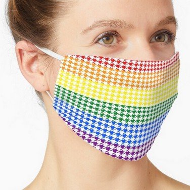 MarkUK97's tweet photo. Rainbow Houndstooth Face Mask https://t.co/rgiK8v4qoJ #houndstooth #rainbow #geometric #hope #peace #face #mask #facemask #dogstooth #pride #modern #pattern #fashion #diagonal #angles #repeating #style #abstract #pointed #colours #coronavirus #facemasks #FaceCovering https://t.co/ccwqLfiLh7