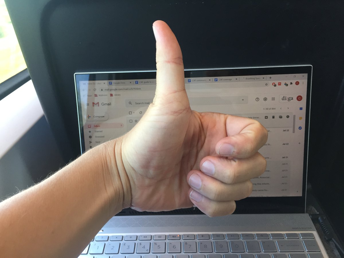 1. You can (actually) work while travelling. The  @Eurostar has passable wifi and French high speed trains have great wifi – why not spend a day working undisturbed instead of frantically typing away on a cramped 2hr Easyjet flight? See  @_wearepossible's Climate Perks for more.