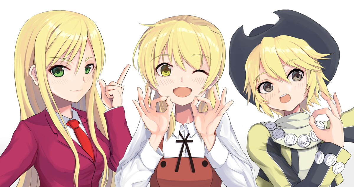 1000フォロー記念 特に大好きな金髪の子たちを描いてみました わかりやすい ぷれこーるのイラスト 1000フォロー記念 特に大好きな金髪の子たちを描いてみました わかりやすい ぷれこーるのイラスト