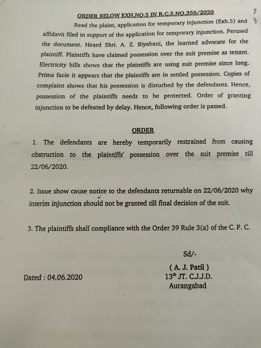 sdo4673's tweet photo. @hibbaan_khan please find attached herewith the order copy of Honorable Court. As per the orders of Honorable Court this office cannot take any actions furhter till the decision... https://t.co/QoTbaHF1U7