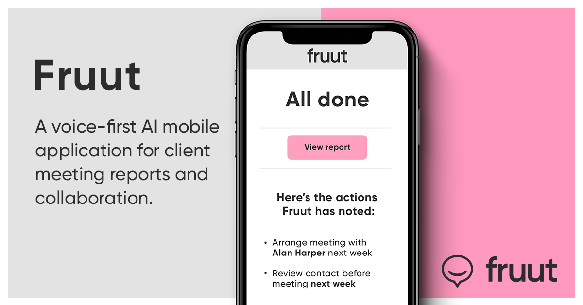We’ve all recently had to reconsider how we do things, including how to be more #productive at work. Employing advanced #AI, like Fruut, might just be the solution you and your team are looking for! 💡 Find out more:

tinyurl.com/y3pskhsn