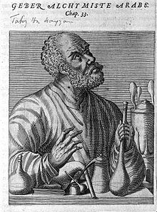 ..Gave the descriptions of crystallisation, various forms of distillation & substances such as citric acid, acetic acid, tartaric acid, As, Sb & Bi, S & Hg. mineral acids such as sulfuric acid, nitric acid and aqua regia have been in the Jabirian corpus.