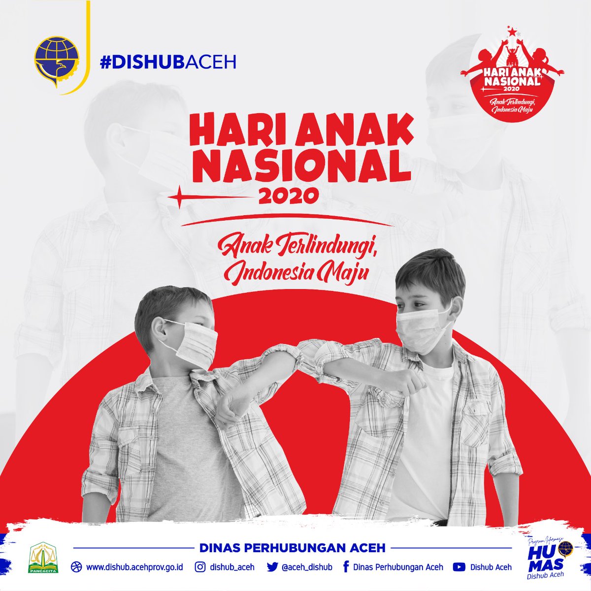 Selamat Hari Anak Nasional 2020.
Rakan masih ingat waktu kecil bercita-cita jadi apa? 😊
Memperingati #HariAnakNasional2020, yuk share cita-cita rakan di masa kecil di kolom reply ya! 😅
Sertakan juga foto paling imut yg rakan punya 👧👦
#DishubAceh
#AnakTerlindungiIndonesiaMaju