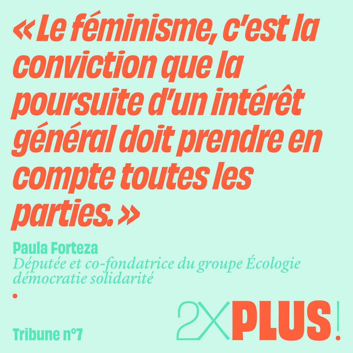 USBEKetRICA's tweet photo. "Pour moi, le féminisme n’est pas seulement la défense du droit des femmes", affirme @PaulaForteza, qui signe la 7ème tribune de notre série #2XPlus, consacrée au sexisme ordinaire 👉 https://t.co/89HvuhMXAV https://t.co/enFJyP6boZ