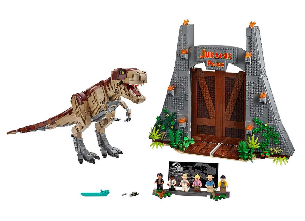 Damn_it_Barry's tweet photo. I admit it, I have no self control. After building the new Millennium Falcon Lego model, I may have gone and refreshed the Lego site until this beast was in stock. I also kind of had time to purchase some dinosaur action as well. Always after tips on how to best stream the builds https://t.co/5Fvo5FAeGe