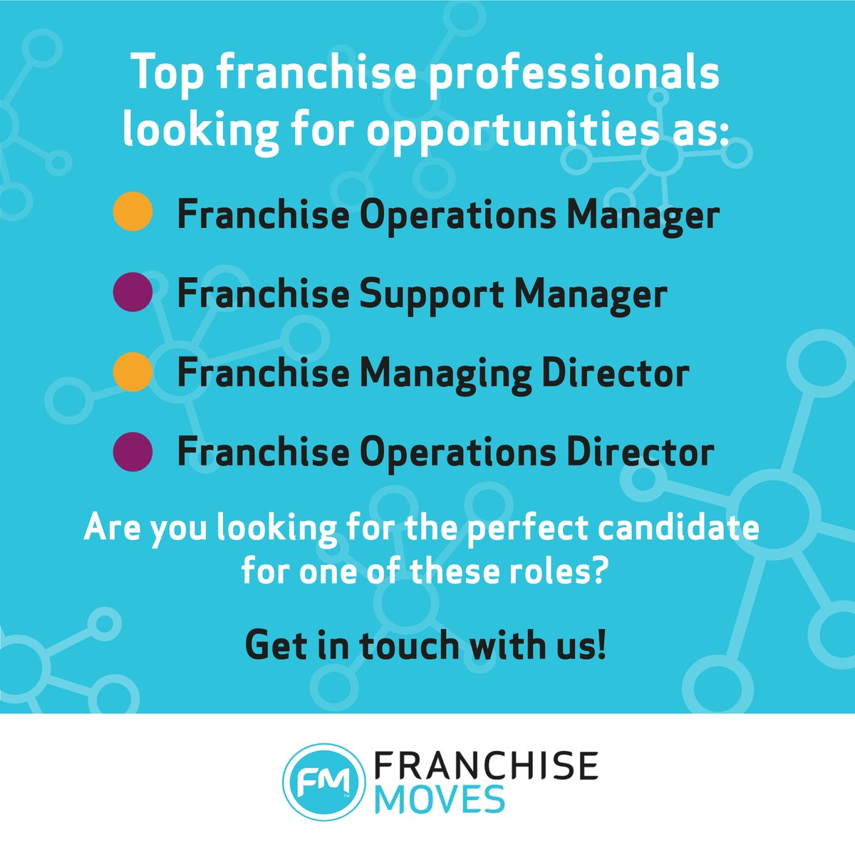 Franchise Moves is proudly representing a number of very high calibre franchise professionals who are looking for new roles in the industry. 

Find out more here: ow.ly/rWj050AFTub