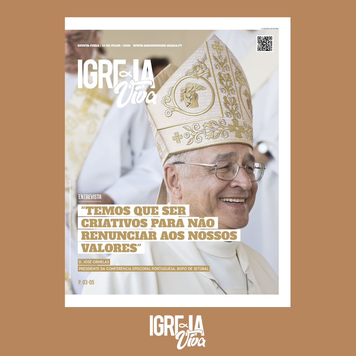 D. José Ornelas foi eleito em Junho presidente da Conferência Episcopal Portuguesa. Em conversa com o #IgrejaViva, o bispo de Setúbal falou da #Igreja em Portugal e no mundo, dos desafios que enfrenta e como deve conservar os seus valores.

Leia mais em arquidiocese-braga.pt/igreja-viva/25… 😉
