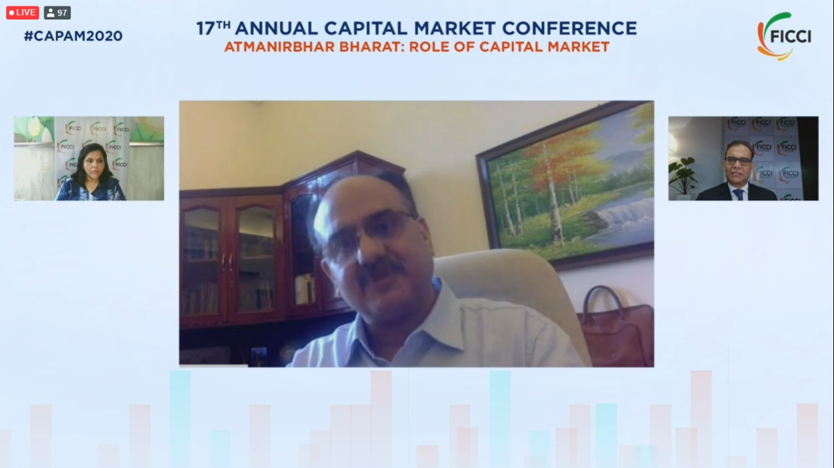 ficci_india's tweet photo. UPI transaction has taken over debit card transaction and cash withdrawal: Mr Ajay Bhushan Pandey, Finance Secretary, @FinMinIndia at #CAPAM2020 organized by @ficci_india. https://t.co/rB9Jl2Kvxd