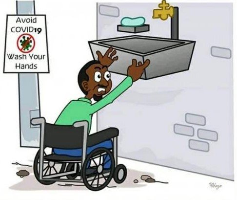 denjaflani's tweet photo. Please let's remember the people with disabilities. Water taps nd sanitizer shld be accessable to them too๐ฏ๐ฏ.
#Wakstikitaka
#Jerotich
#Ruto
#Tsavo
#EndKibosTyranny
#ngong
#Kenya https://t.co/aCCq0z6eHi