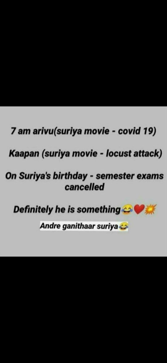 Mijesh10's tweet photo. 💯💯💯 #HappyBirthdaySuriya 
@Suriya_offl
#SoorariPottru https://t.co/4KhFUvuscy